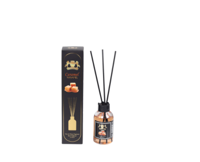 Karamel Oda Kokusu Bambu Çubuklu 150 ML