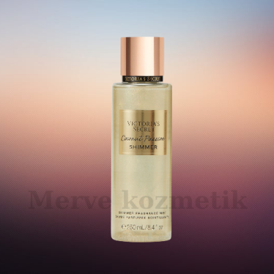 Victoria's Secret Coconut Passion Shimmer Mist 250 Ml Simli Işıltılı Kadın Vücut Spreyi -